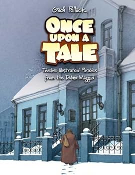 Hardcover ONCE UPON A TALE: Twelve Illustrated Parables from the Dubno Maggid [Hebrew] Book