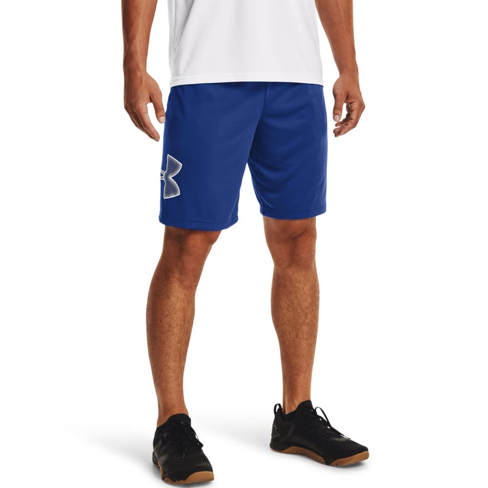 Under Armour Men's Tech Graphic 10" Shorts, Tech Blue (432)/White, X-Large