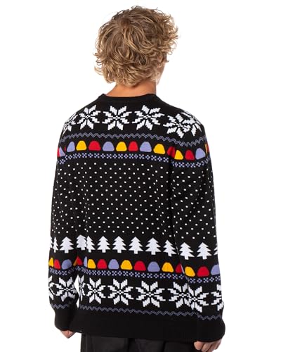 Shrek Ugly Christmas Sweater Men's Gingerbread Man Not My Gumdrop Buttons Knit Pullover3