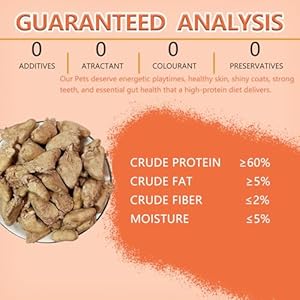 Freeze Dried Chicken Heart Pet Treats 53 oz Freeze Dried Raw Single Ingredient Dog Treats Training Treats Meal Toppers for Dogs Cats High Protein Grain Free Gluten Free