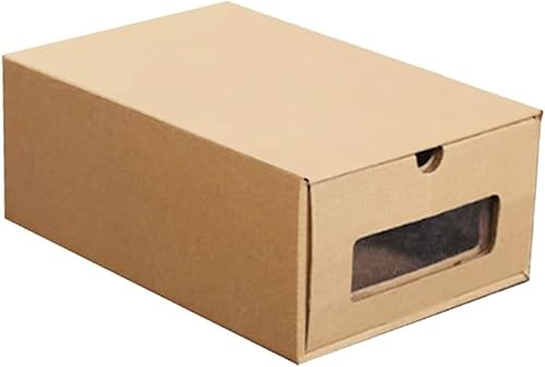 SKIMT Desk Organizers Drawer Type Kraft Paper Storage Box