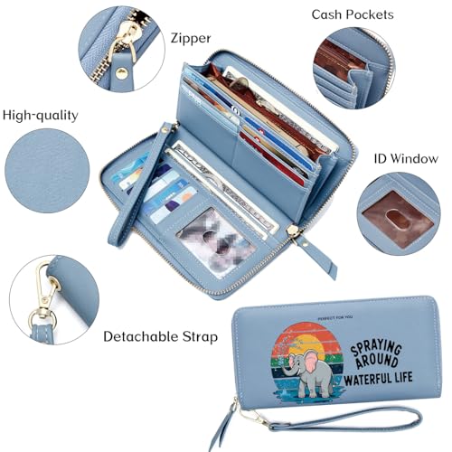 OIDERY Personalized Animal Type Women's Wallet,Birthday Gift,Holiday Gift for Wife,Thanksgiving Gift for Parent4