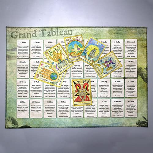 para cartas de tarô – Toalha de mesa para cartas de tarô, de bruxa, tapeçaria de bruxaria, cartões d