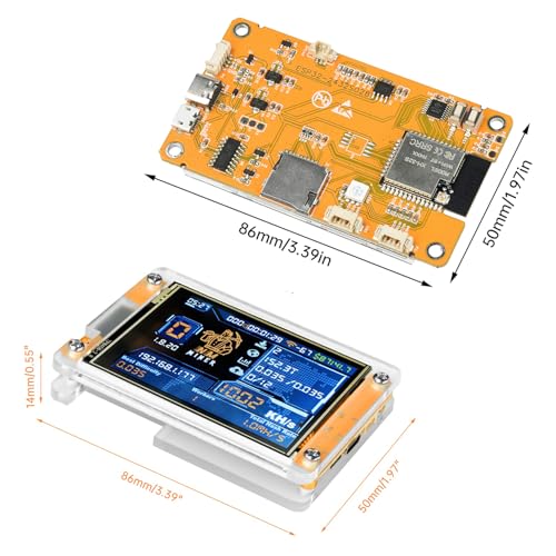 ESP32 Development Board Bitcoin Miner NerdMiner V2 ESP32 WiFi Bluetooth Dual-Core 240MHz MCU with 2.8" Touch Screen, Support Camera WiFi Image Upload for DIY Secondary Development Projects - Image 5