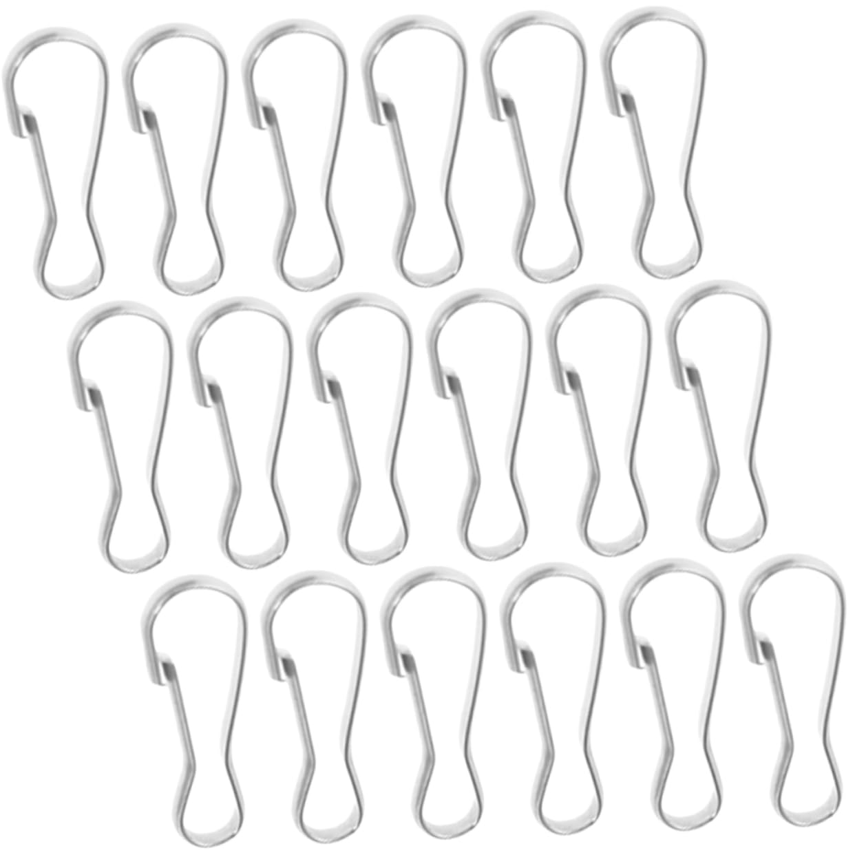 DOITOOL Keychain Spring Buckles Lanyard Hooks Snap Hooks Metal Clips for Hiking Cycling