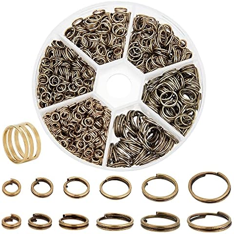 PH PandaHall Antique Bronze Jump Rings Set Cover