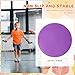wlilupah 6 Pcs Poly Spots Markers 4 Inch Floor Spot Markers Dots for Gym Marker Poly Sports Training for Gym Floor Soccer Basketball Speed Agility Training Field Marking Equipment (Purple)