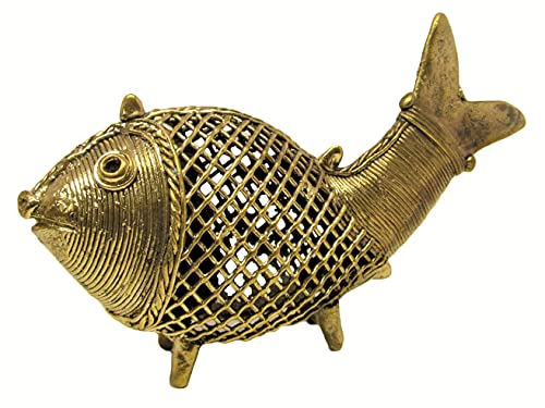 Utkal Crafts Dhokra Metal Handcrafted Collectible Figurine of Sma...