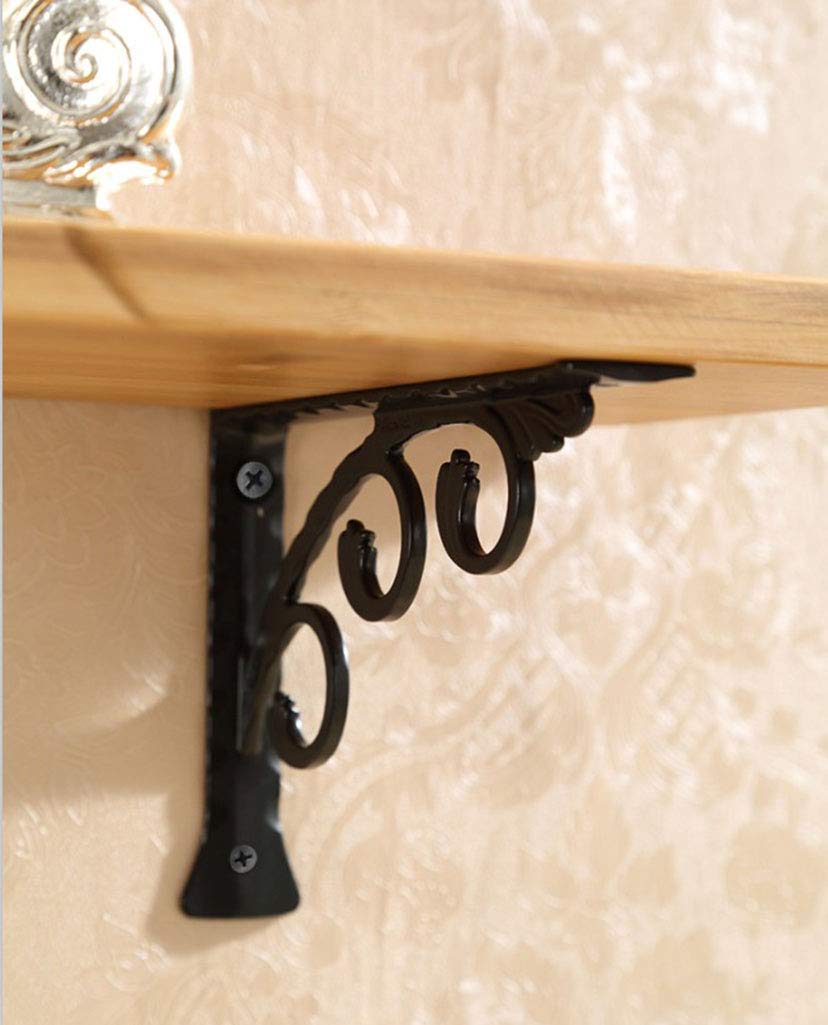新品◾️アイアン ブラケット Amazon | KKlewu アイアンブラケットアンティーク調 アルミ製 棚受け