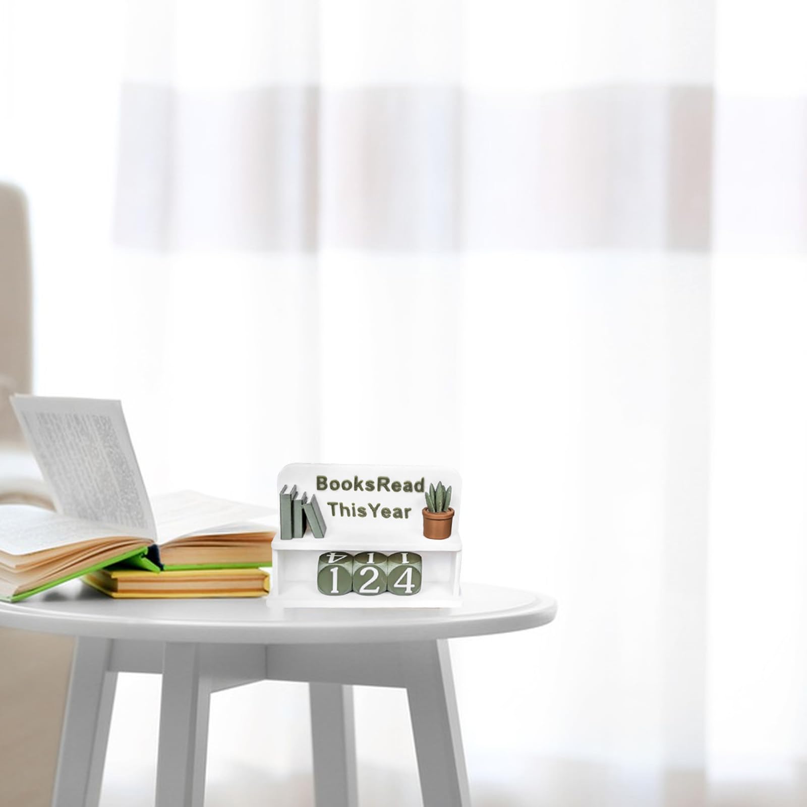 Simsky Contadores de libros leídos - Leer este año contador para decoración de estanterías - Regalo para lectores, profesores y amantes de la biblioteca