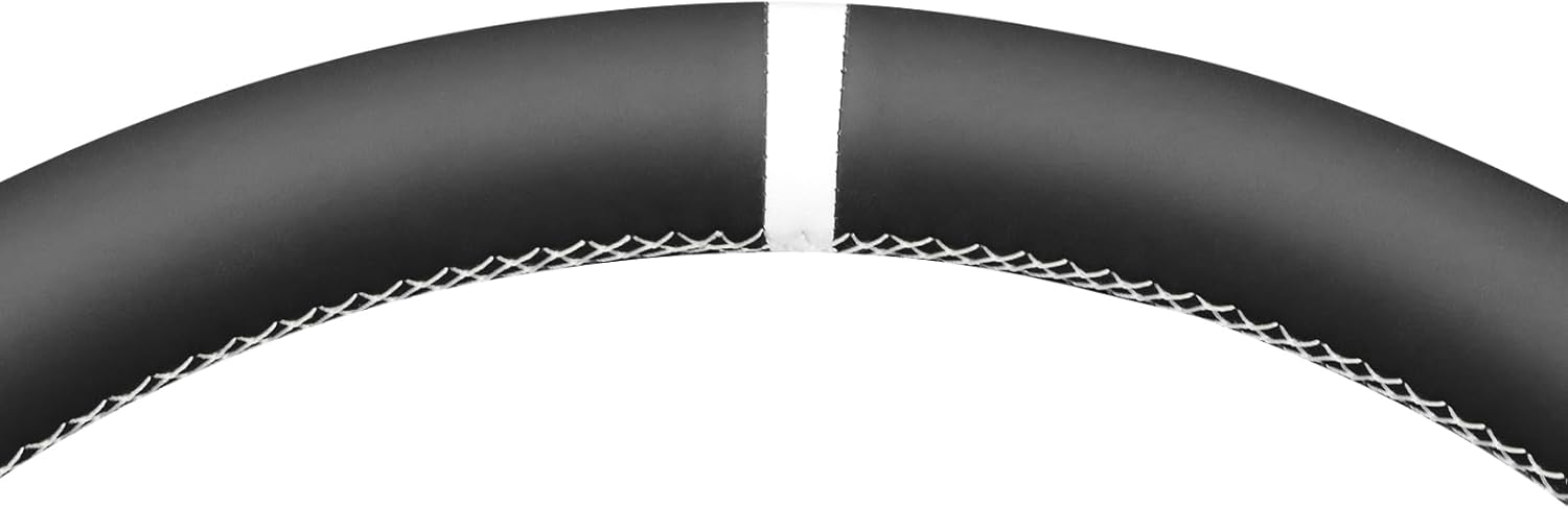 MEWANT Hand Sewn 3D Style Steering Wheel Cover Wrap for Ford F-150 F150 2015-2020 / F-250 F250 2017-2022 / F-350 F350 2017-2022 / F-450 F450 2017-2022 / Expedition 2018-2021