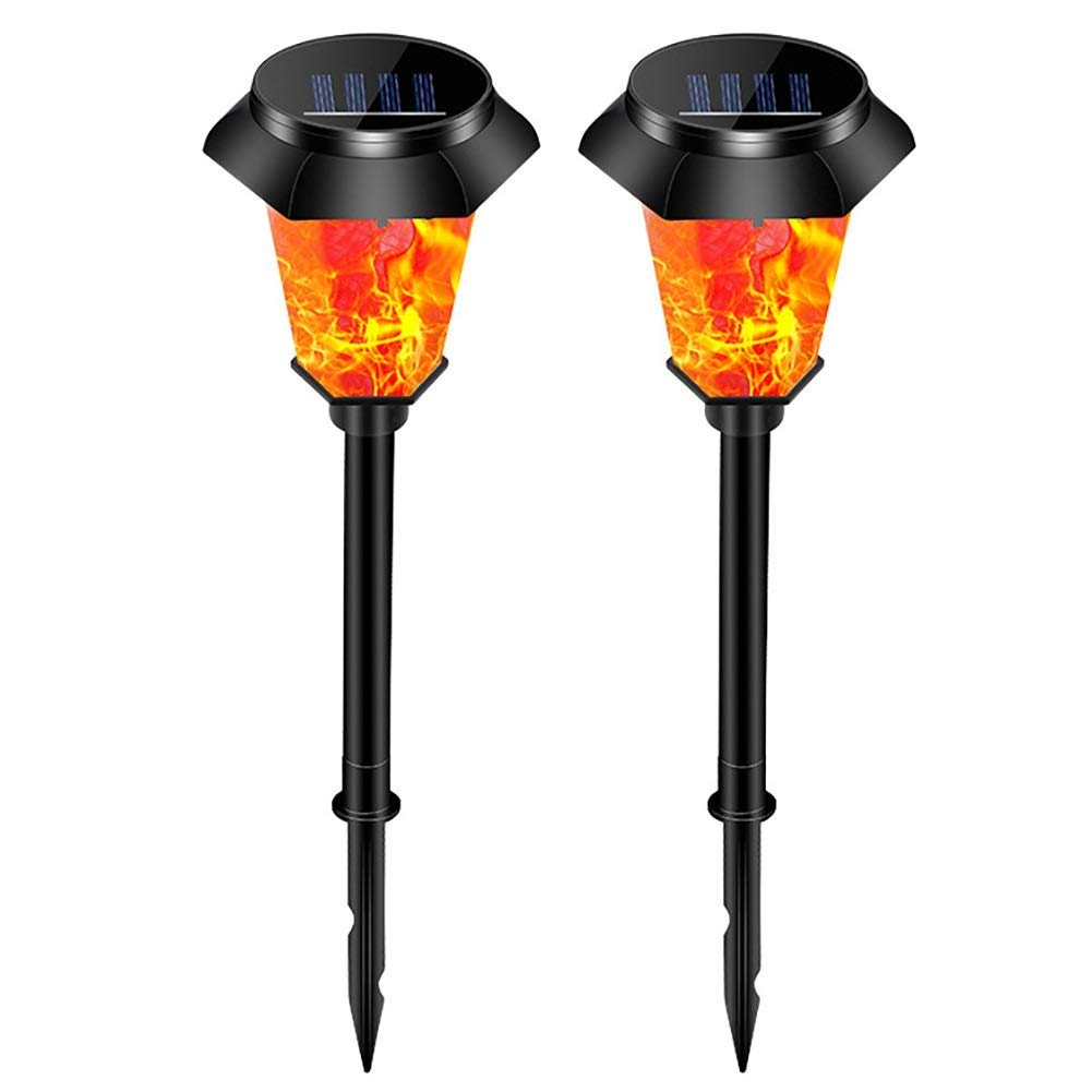 Solar Garden Lights Solar Torch Lights Waterproof Dancing Flickering Flame Solar Lights 96 LED Landscape Decoration Lighting Dusk
