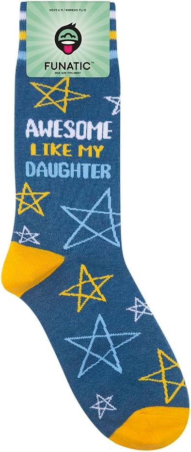 FUNATIC Crazy Socks with Funny Sayings - Novelty Gift for Men, Women, Adult image 4