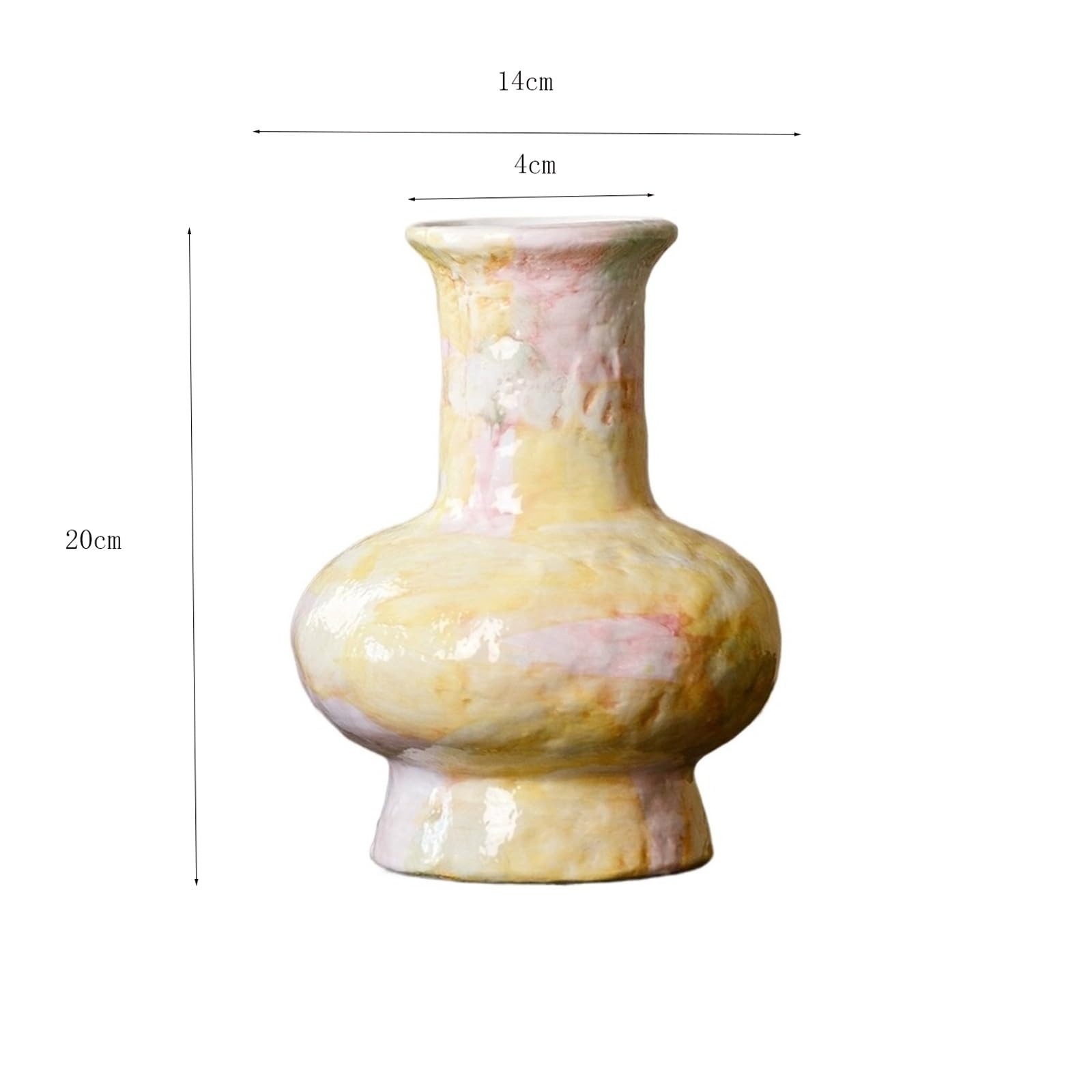 Ceramiczne wazony na kwiaty do domu, salonu, stołu jadalnego, biura, wiejskiego Wystrój domu