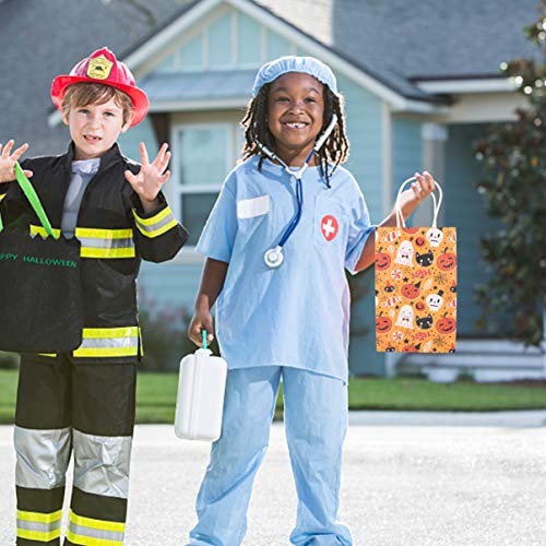Bolsa de presente de Halloween Cabilock 10 peças de papel doce sacola de artesanato doce de Hallowee