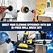 Diamond Shine 21-Piece Drill Power Scrubber Attachment Set – Includes Scrub Pads, Sponges, and Brushes - All Purpose Electric Cleaning Accessories
