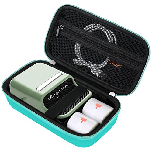 Canboc Estojo de transporte para máquina de etiquetas sem tinta NIIMBOT B21 B1, mini bolsa de armaze