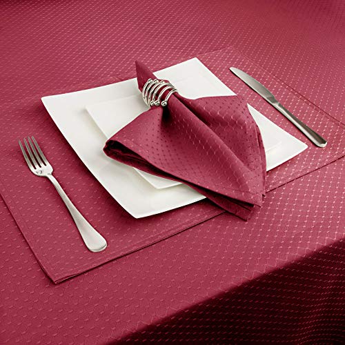 Vcvcoo Red Dinner Napkins Set Of 6, Cloth Napkins17 Inch Reusable Washable,Waffle Napkins For Wedding Holiday Christmas #TOP6