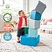 ECR4Kids SoftZone Big Foam Building Blocks, Soft Playset, Contemporary, 7-Piece
