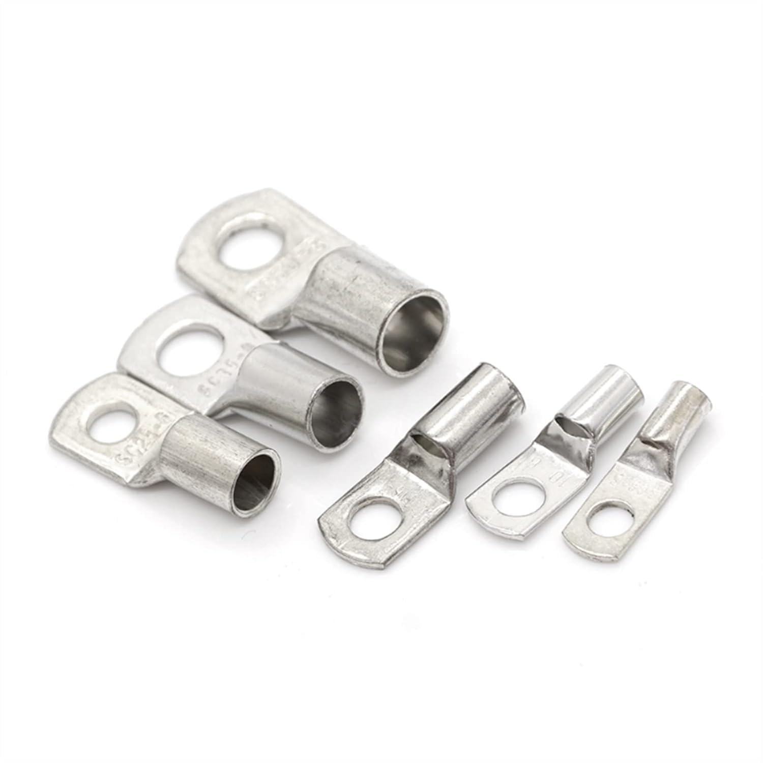 Ring Terminals, Ring Terminals 10/50Pcs SC Type Wire Nose Terminal Copper Hole Crimp Cable Connector(SC10-6,50Pcs)