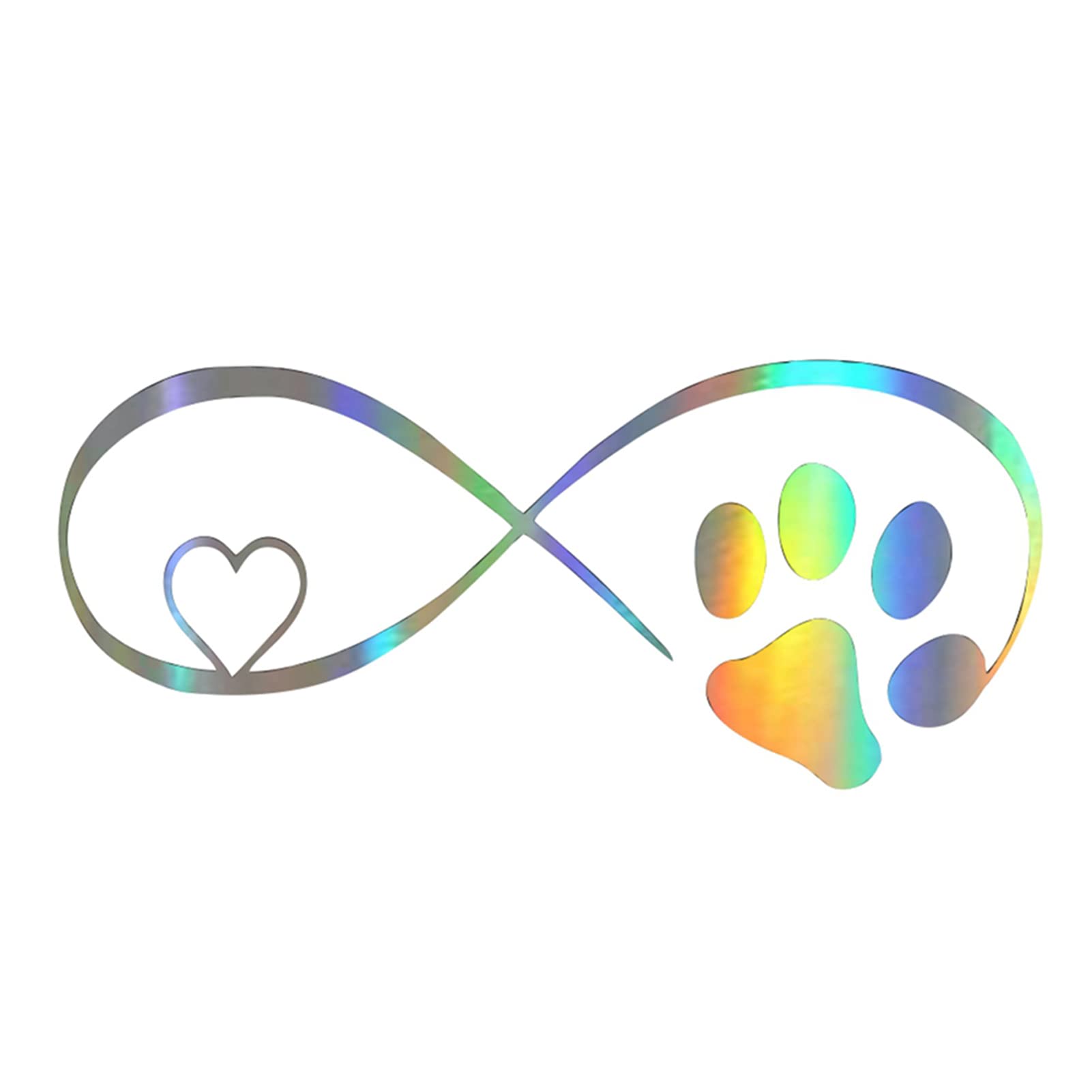 Cute Car Stickers Funnny Cat Paw Print Dog Paw Print Creative Footprint Stickers Window Decoration