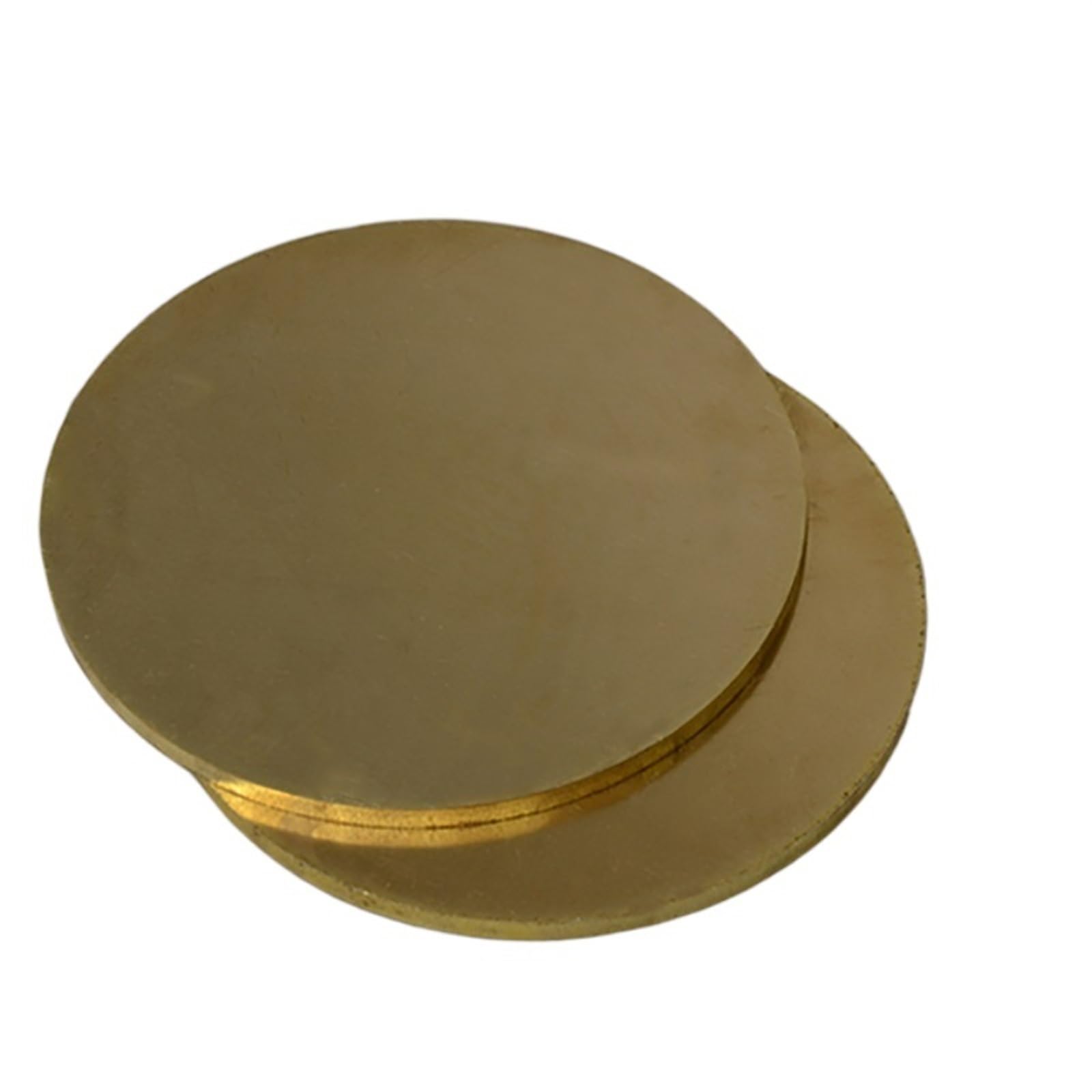 Messingscheibe, rundes Blech, Durchmesser 50 mm, 100 mm, 150 mm, 200 mm, Kupferlegierungsblech (Size : 1.0 x 100mm (2Pcs))