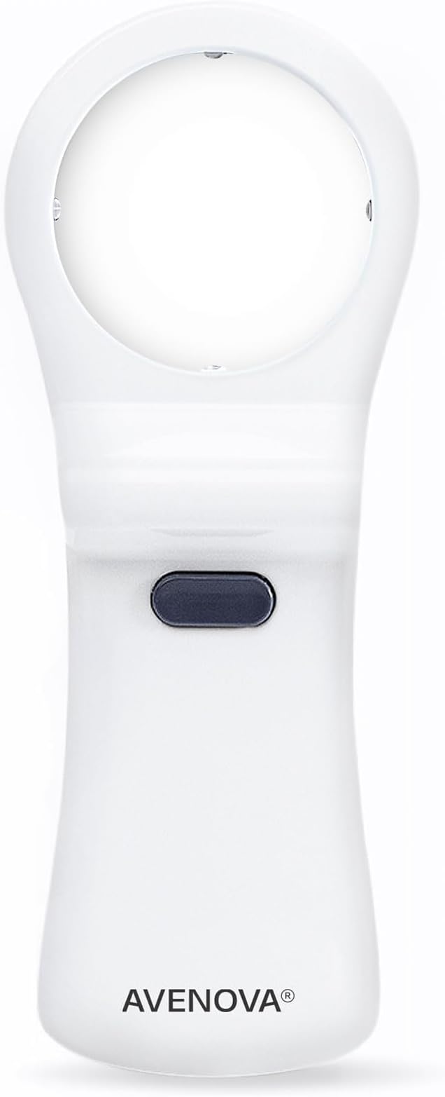 Avenova i-Chek Magnifying Mirror - Eyelid & Eyelash Mirror for Monitoring Styes, Dry Eyes, Contact Lenses & Lash Extensions