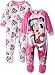 Disney Girls' Minnie Mouse 2-Pack Blanket Sleeper