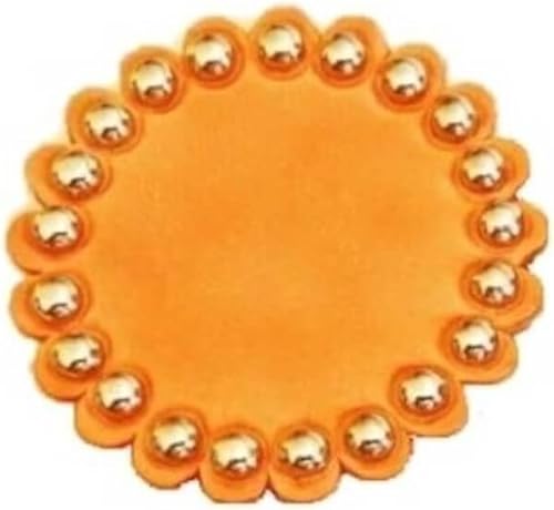 Miniatura 2 de Juego de 2 piezas Roseta de cuero Conchos 1 1/2″ con manchas