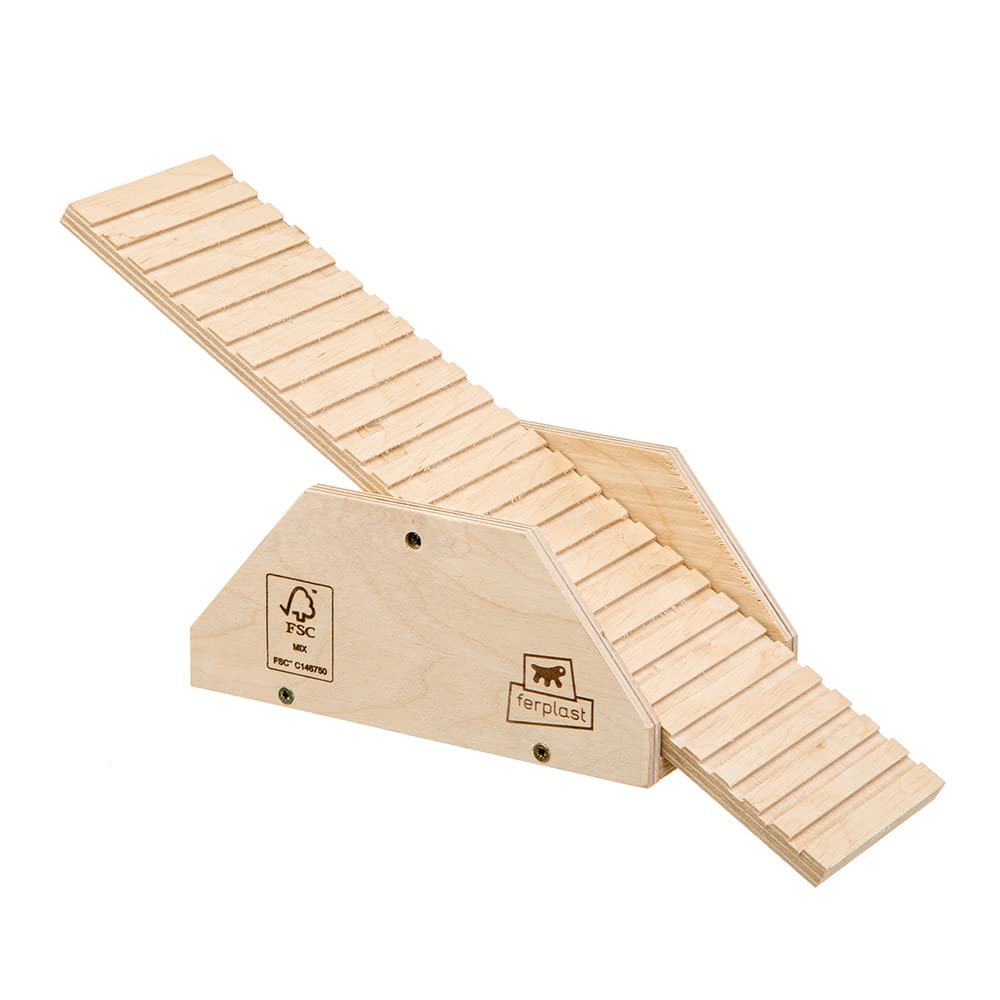 Ferplast Wooden Hamster Swing, Mice, Gym, Wooden Toys for Hamsters