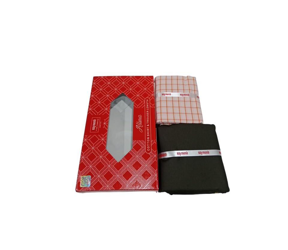 raymond fabrics Raymond Men’s Unstitched Formal Shirt & Trouser Fabric | Premium Cotton Shirt Material & Solid Pant Fabric | Ready to Stitch Combo-picture-12