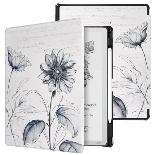 Image of CoBak Case for 11 inch Kindle Scribe 3rd Generation 2025, Kindle Scribe Colorsoft - All New PU Leather Cover with Auto Sleep Wake, Pen Holder for Scribe 11 inch 2025 Released