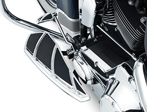Kuryakyn 5792 Motorcycle Foot Control Component: Phantom Driver Floorboards For 1983-2019 Harley-Davidson Touring Motorcycles, Chrome, 1 Pair #TOP2