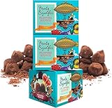 Monty Bojangles Flutter Scotch Cocoa Dusted Chocolate Truffles (3 x 100g Gift Box) – Butterscotch & Sea Salt Flavoured - Award Winning Luxury Truffles Set