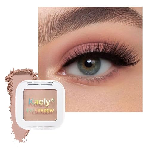 Miniatura 21 de evpct Paleta de sombra de ojos mate de 10 colores para mujeres mayores, marrón nude, rosa, cacao, gris topo, malva, crema mate neutra, ahumado, mini