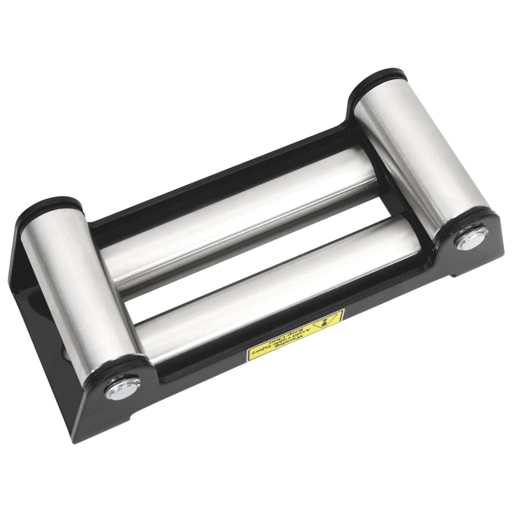 4-Wege-Rollenseilfenster aus pulverbeschichtetem Stahl 297x126x86 mm für Seilwinde 8000-13000 lbs mit verzinkten Rollen für Werkstatt, Baustelle, Garage, Lasttransport und Hebezug
