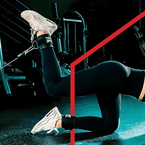 image for Hawk Sports Ankle Straps for Cable Machines for Enhanced Booty, Glute,