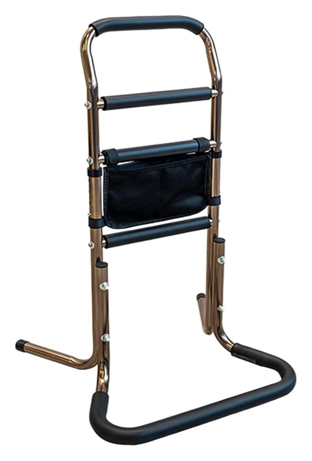 Supporto regolabile per anziani, leggero aiuto per la mobilità con tasca portaoggetti, maniglia di stabilità per sedia, divano, letto, WC, supporto portatile
