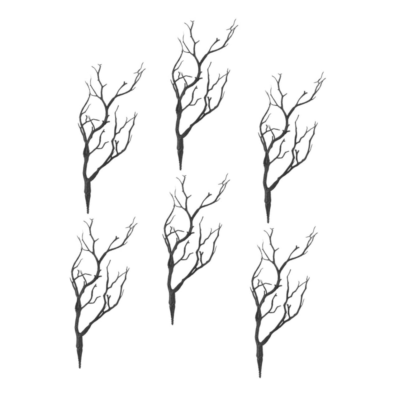 Zerodeko 18pezzi Rami Artificiali Plastica Per Decorazioni Natalizie e Halloween Accessori Finti Per Vasi e Scenografie Rami Decorativi Per Casa e Ufficio