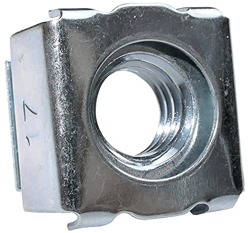 AERZETIX - C49672 - Satz von 2 Käfigmuttern vierkant käfigmutter - M8 - aus verzinktem kohlenstoffstahl - für blech - wandbefestigung - für wandbefestigungen