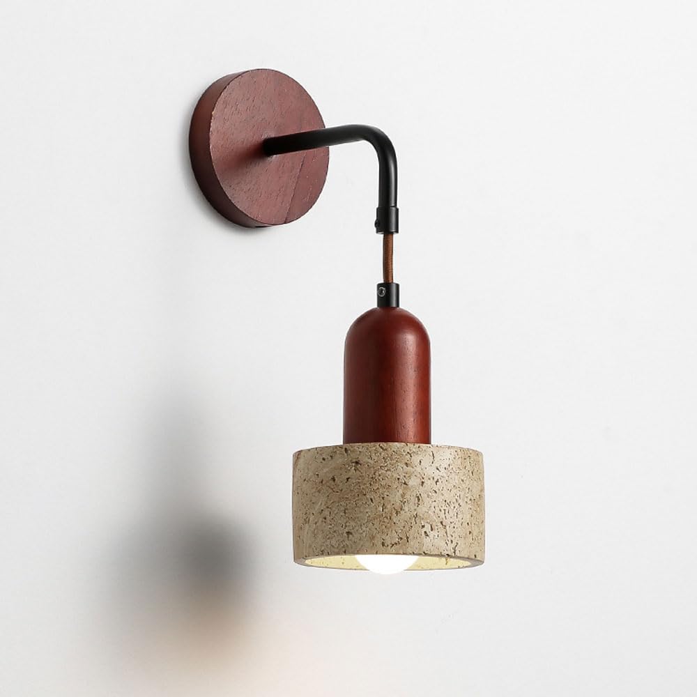 SSBHDM E26 Light Source Resin Wall Light, Vintage Farmhouse Style Wall Lamp, Hardwired Indoor Wall Sconce, Restaurant Living Room Bedroom Wall Mounted Lighting Fixtures