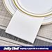 JOLLY CHEF 600 Pack Disposable Paper Napkins, Soft Bathroom Napkins for Guests, 2-Ply White Paper Hand Towels for Halloween, Wedding, Thanksgiving