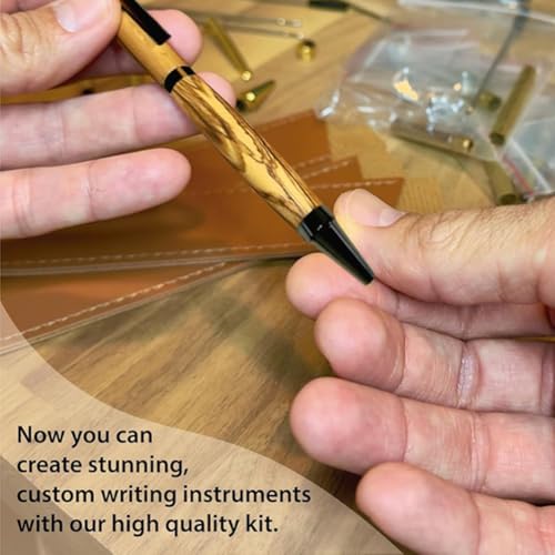 Kits de bolígrafos para torneado de madera para proyectos creativos de carpintería y torno 7