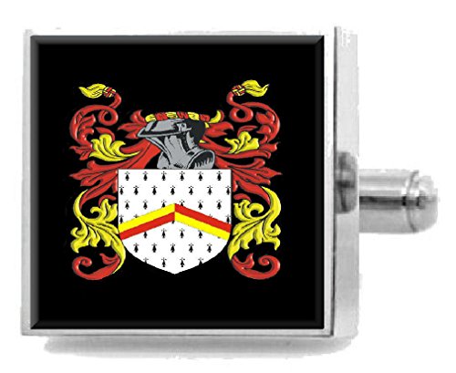 Pisacorbatas Cassie Scotland con escudo de armas grabado y estuche