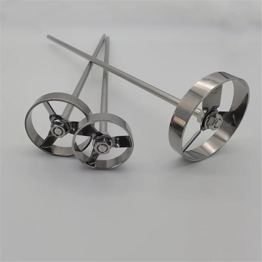 Strumenti da laboratorio e attrezzature 1 set di agitatori a pale in acciaio inossidabile DIA50mm/60mm/80mm dotati di asta for laboratorio(Disk 80mmx300mm rod)