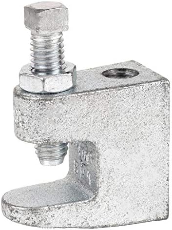 Beam Clamp, 3/8 In, Malleable Iron