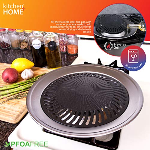 Kitchen Home Stove Top Smokeless Grill Indoor BBQ の商品画像 3