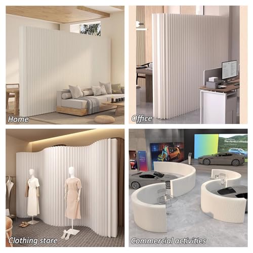 Cloison de séparation pliable et rétractable de 200 x 240 cm - 3