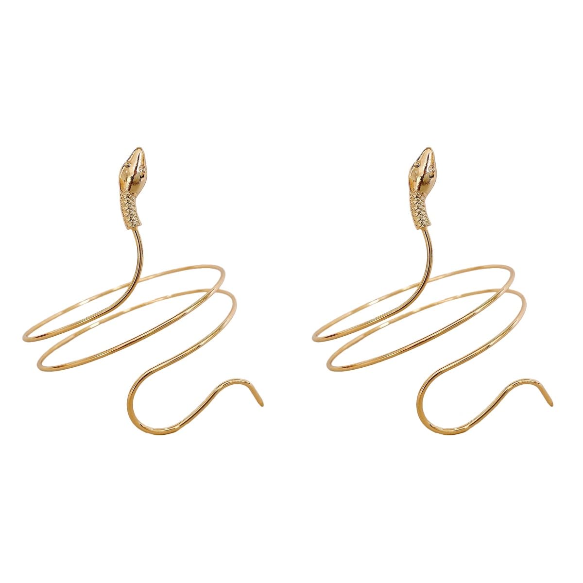 PACKOVE Pulsera De Brazalete De Brazo De Serpiente Dorada Para Mujer Diseño Creativo Elegante Para Fiesta Regalo Y Uso Diario