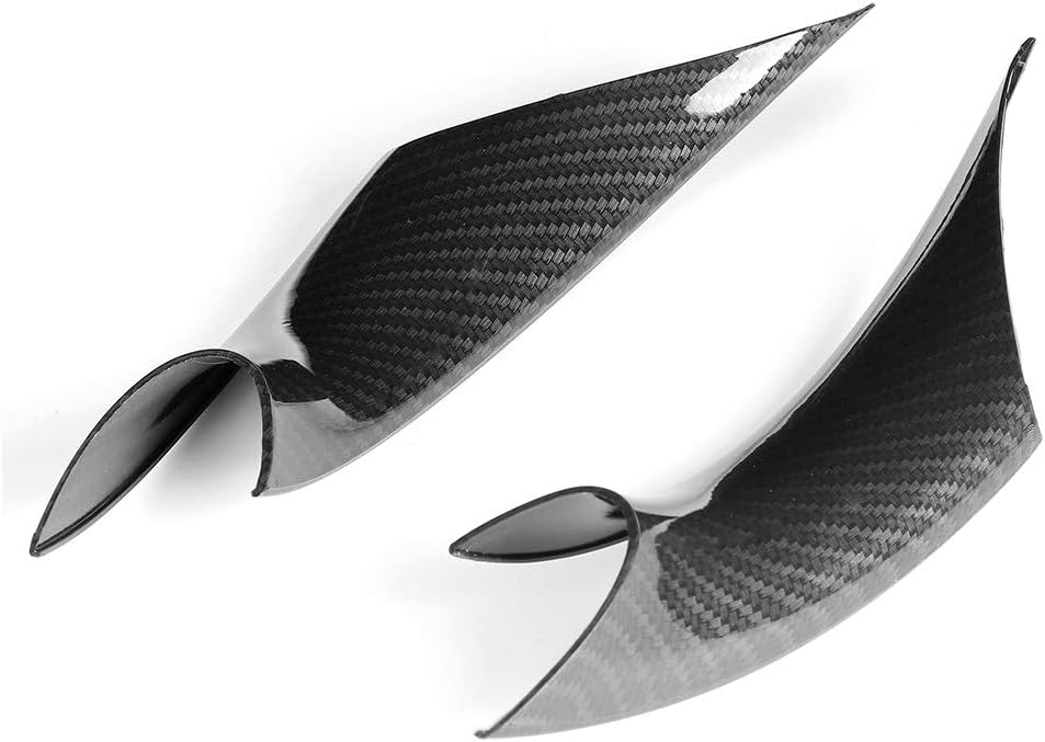 Terisass Interior Door Handle Cover Panel Car Door Pull Handle Decoration Trim 2pcs Carbon Fiber Style Fit for 3 Series 4 Series F30 F80 F82 F33